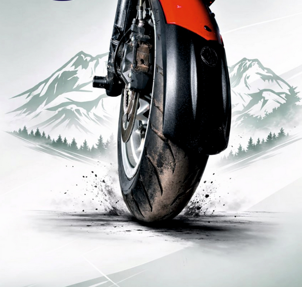 Удлинитель переднего крыла для BMW F800R (2005-2014) K73