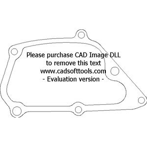 Прокладка крышки КПП Kawasaki KLX 250/300 93-2015