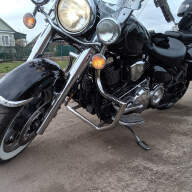 Дуги передние угловые с кольцами Yamaha XV1700 Road Star - Дуги передние угловые с кольцами Yamaha XV1700 Road Star