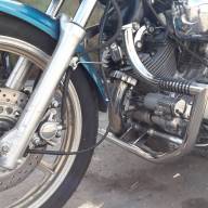 Дуги передние угловые с кольцами Yamaha XV750 Virago  - Дуги передние угловые с кольцами Yamaha XV750 Virago 