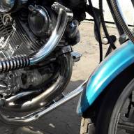 Дуги передние угловые с кольцами Yamaha XV750 Virago  - Дуги передние угловые с кольцами Yamaha XV750 Virago 