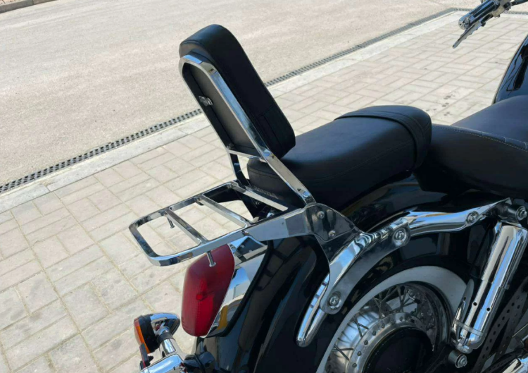 Багажник со спинкой для Honda shadow VT400 (1997-2003г.в.)