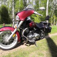 Дуги передние угловые с кольцами вынесенные вперед Yamaha XVS650 Drag Star - Дуги передние угловые с кольцами вынесенные вперед Yamaha XVS650 Drag Star