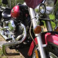 Дуги передние угловые с кольцами вынесенные вперед Yamaha XVS650 Drag Star - Дуги передние угловые с кольцами вынесенные вперед Yamaha XVS650 Drag Star