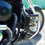 Дуги передние угловые с кольцами Kawasaki VN800 Vulcan - Дуги передние угловые с кольцами Kawasaki VN800 Vulcan