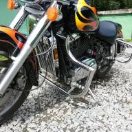 Дуги передние угловые с кольцами для Honda VT1100 Shadow Sabre - Дуги передние угловые с кольцами для Honda VT1100 Shadow Sabre