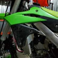 Защита радиаторов Kawasaki KX 250F (2017-) - Защита радиаторов Kawasaki KX 250F (2017-)