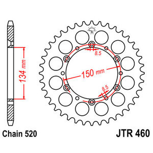 Звезда ведомая JTR460 для Kawasaki KX250 92-16